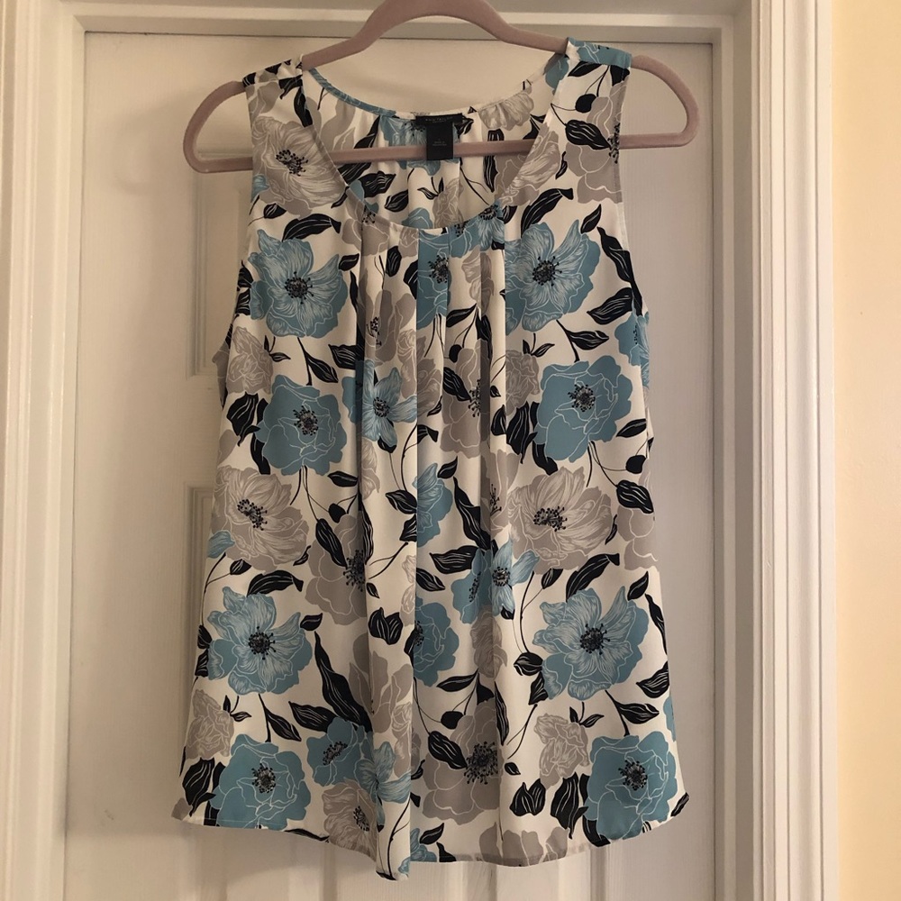 L Ann Taylor Factory Floral Blouse